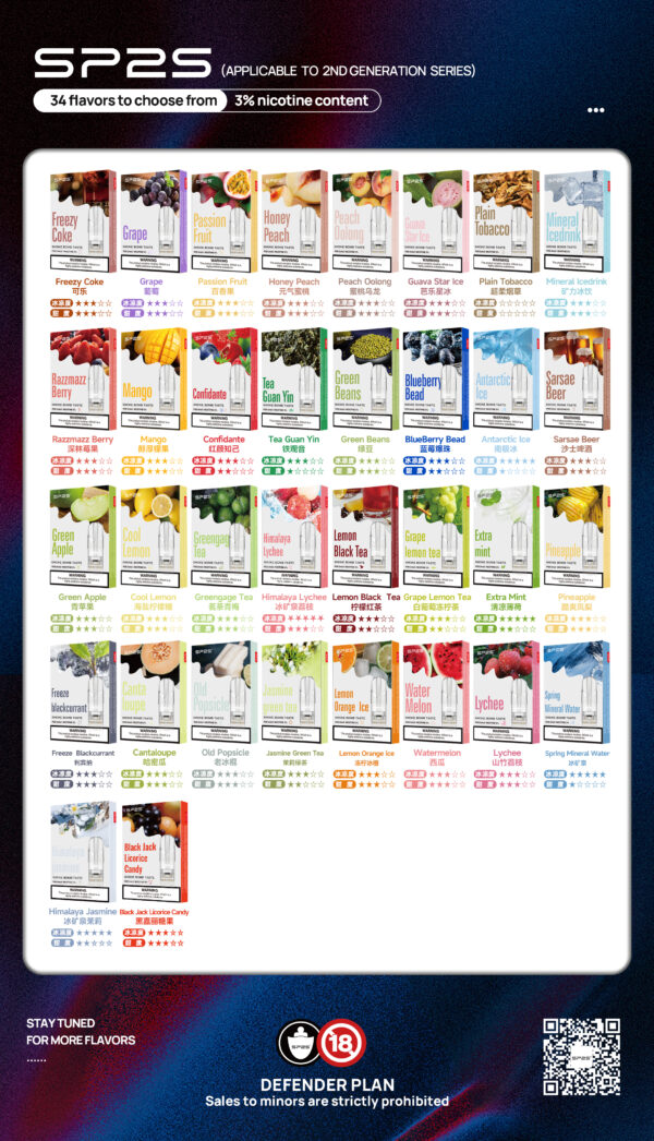 更新SP2 SP2S煙彈✨一代通用煙彈✨一盒三入 🔥SP2連續5年銷量冠軍💖限時優惠活動 【滿20盒送SP2套裝】